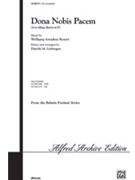 Dona Nobis Pacem by Mozart Wolfgang Amadeus - Liebergen Patrick M - for SSA