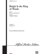 Bright Is The Ring Of Words by Wagner Douglas E - Robert Louis Stevens - for TBB