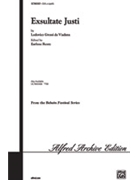 Exsultate Justi by Viadana Lodovico Grossi da - Rentz Earlene - for SSAA