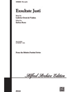 Exsultate Justi by Viadana Lodovico Grossi da - Rentz Earlene - for TTBB a cappella