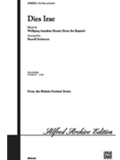 Dies Irae by Mozart Wolfgang Amadeus - Robinson Russell L - for 3-Part Mixed