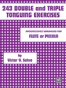 243 Double & Triple Tonguing Exercises by Salvo for Flute Method