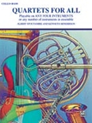 Quartets For All by Henderson and Stoutamire for Cello Quartet
