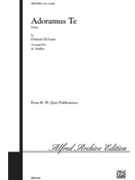 Adoramus Te by de Lassus Orlande - Avalos A - for SSA