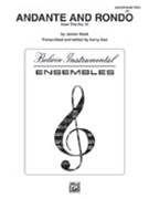 Andante & Rondo by Hook James - Gee Harry - for Saxophone Trio