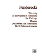 Threnody by Penderecki Krzysztof for Full Orche