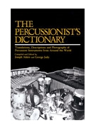 Percussionist's Dictionary by - Adato and Judy - for Text