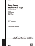 Ding Dong Merrily On High by - Snyder Audrey - for 2-Part