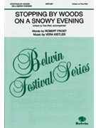 Stopping By Woods On A Snowy Evening by Kistler Vera for Unison/2-Part