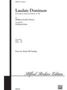 Laudate Dominum by Mozart Wolfgang Amadeus - Johns Christopher - for TTB