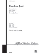 Exsultate Justi by Williams John - Perry Dave and Jean - for SAB and Piano