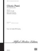 Gloria Patri by Vivaldi Antonio Lucio - Liebergen Patrick M - for SAB and Piano