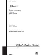 Alleluia by Mozart Wolfgang Amadeus - Robinson Russell L - for 2-Part
