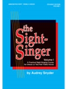 Sight-singer Volume 1 by Snyder Audrey for Unison/2-Part (Unis/2 Part Treble)