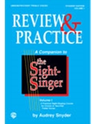 Review & Practice Volume 1 by Snyder Audrey for Unison/2-Part (Unis/2 Part Treble)