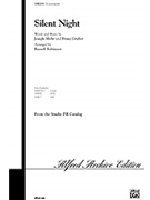 Silent Night by Gruber Franz - Robinson Russell L - for SSA