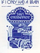 If I Only Had A Brain by Arlen Harold - Wizard Of Oz - for PVG