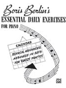 Essential Daily Exercises by Berlin Boris for Piano