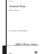 Creation's Praise by Henderson Ruth Watson for SSAA and Piano