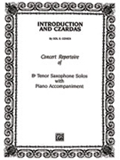 Introduction & Czardas by Cohen S for Tenor Sax