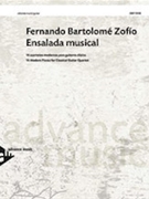 Ensalada Musical [4 Guitars] by Bartolome Fernando Z for Conductor Score and Parts