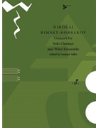 Concert for Solo Clarinet and Wind Ensemble [Clarinet & Wind Ensemble] by Rimsky-Korsakov Nikolai - Adler Samuel - for Conductor Score