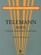 Duets [2 Saxophones] by Telemann Georg Philipp - Trent Kynaston - for Score