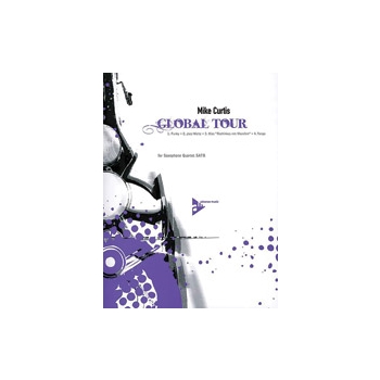 Global Tour by Curtis Mike for Saxophone Quartet