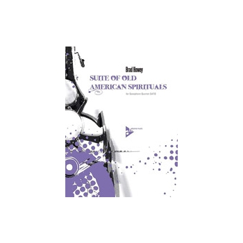 Suite Of Old American Spirituals by Howey Brad for Saxophone Quartet