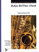 Black Bottom Stomp [4 Saxophones SATBar] by Morton Jelly Roll - Sturm Fred - for Conductor Score and Parts