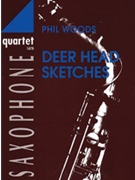Deer Head Sketches [4 Saxophones SATBar] by Woods Phil for Conductor Score and Parts