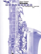 Blues Saxophone [4 Saxophones SATBar] by Fischer Clare for Conductor Score and Parts