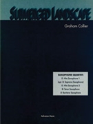 Submerged Landscape [4 Saxophones SATBar/AATBar] by Collier Graham for Conductor Score and Parts