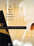 Three-Part Inventions [3 Saxophones ATBar] by Bach Johann Sebastian - Trent Kynaston - for Conductor Score and Parts