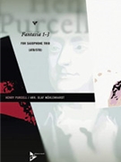 Fantasia 1-3 [3 Saxophones ATBar/STBar] by Purcell Henry - Olaf Muhlenhardt - for Conductor Score and Parts
