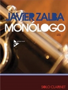 Monologo [Clarinet in A or B-flat] by Javier Zalba for Book and CD