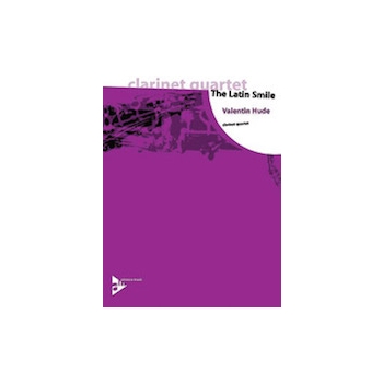 Latin Smile by Hude Valentin for Clarinet Quartet