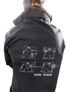 Taste Brass! Raincoat: Black (Medium) by for Raincoat