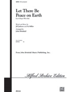 Let There Be Peace on Earth by - Brimhall John - for Choir