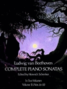Sonatas Volume 2 #16-32 by Beethoven Ludwig van - Schenker - for Piano