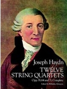 12 String Quartets Opp 55 64 71 by Haydn - Altmann Wilhelm - for Full Score