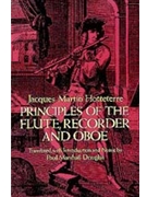 Principles of the Flute Recorder and Oboe by for Book
