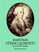 String Quartets Opus 2033 by Haydn - Altmann Wilhelm - for Full Score