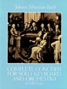 Concerti For Solo Keyboard & Orchestra by Bach Johann Sebastian for Full Score