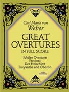 Great Overtures by Weber for Full Score