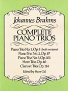 Piano Trios Complete by Brahms Johannes for Full Score