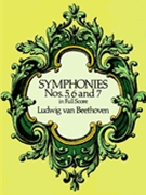 Symphonies #567 by Beethoven Ludwig van for Full Score