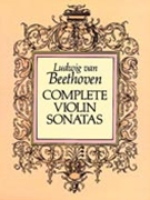 Sonatas Complete Violin by Beethoven Ludwig van for Full Score