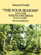 Four Seasons & Other Violin Concerti by Vivaldi Antonio Lucio for Full Score