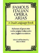 Famous Italian Opera Arias by Bleiler Ellen for Text